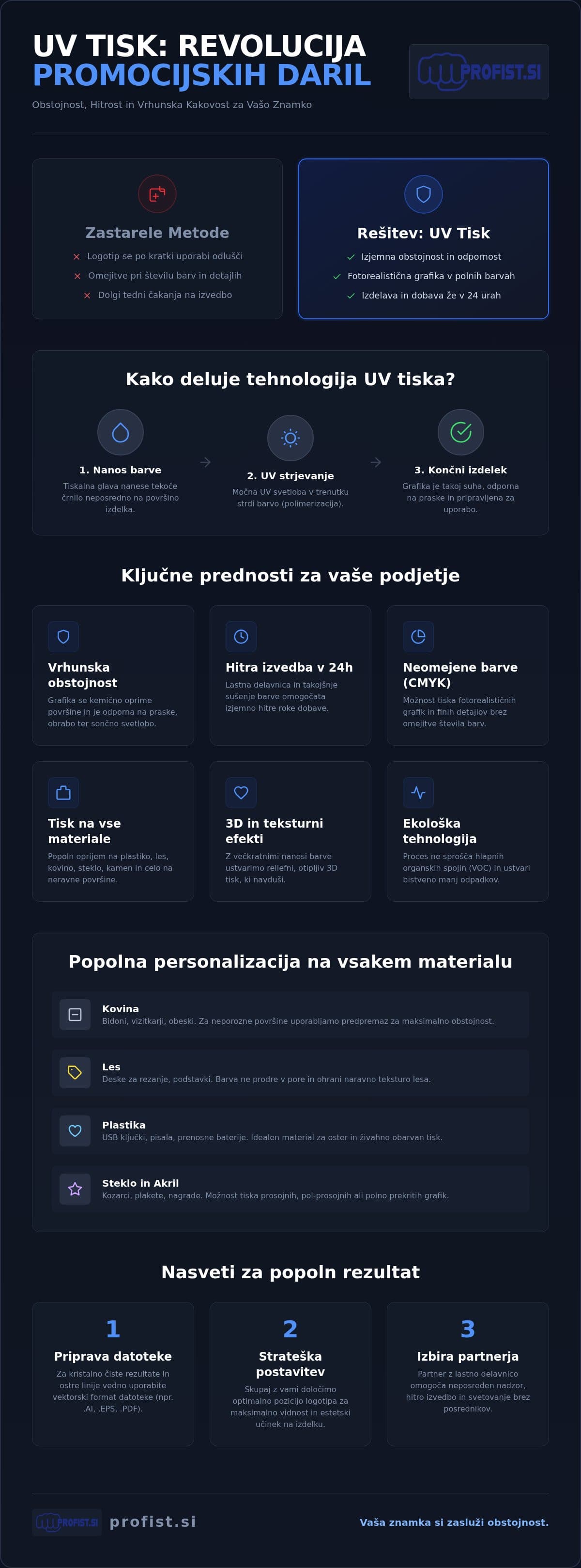 Infografika: UV tisk promocijska darila: Najboljše rešitve za personalizacijo v letu 2026