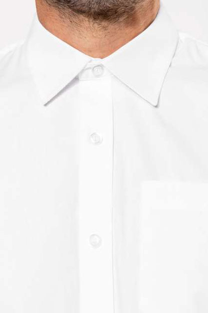 MEN'S SHORT-SLEEVED COTTON POPLIN SHIRT