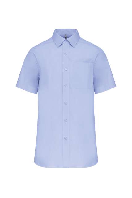 MEN'S SHORT-SLEEVED COTTON POPLIN SHIRT