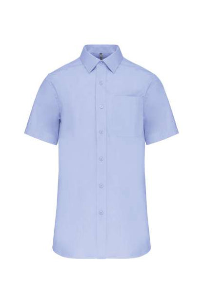 MEN'S SHORT-SLEEVED COTTON POPLIN SHIRT