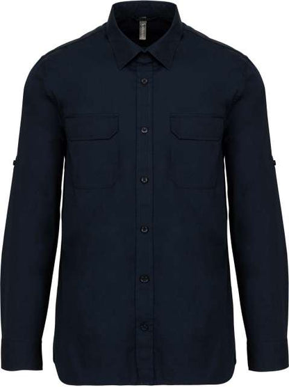 MEN'S LONG-SLEEVED SAFARI SHIRT