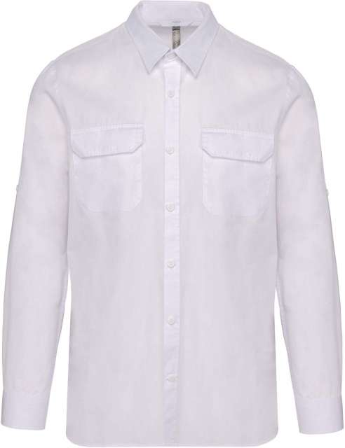 MEN'S LONG-SLEEVED SAFARI SHIRT