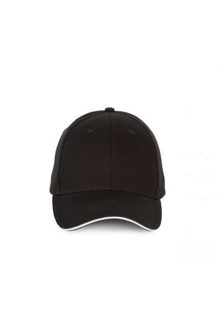 CAP WITH CONTRASTING SANDWICH PEAK - 6 PANELS