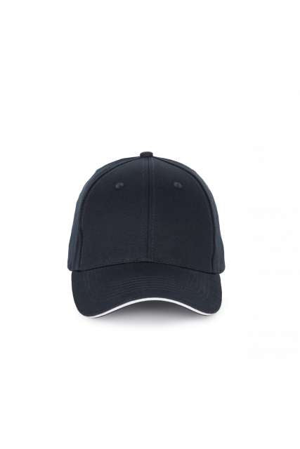 CAP WITH CONTRASTING SANDWICH PEAK - 6 PANELS