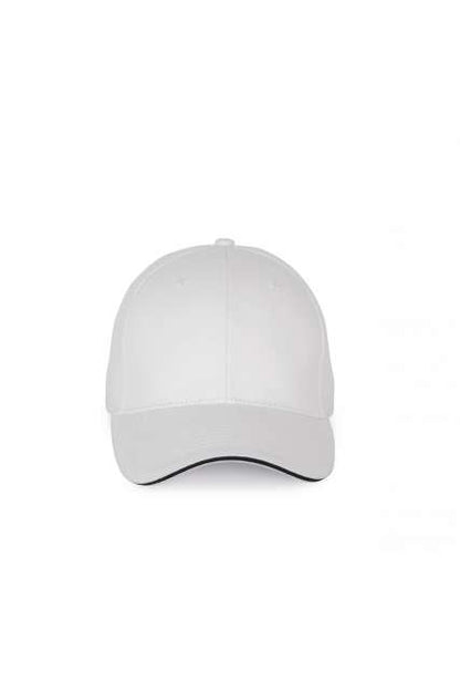 CAP WITH CONTRASTING SANDWICH PEAK - 6 PANELS